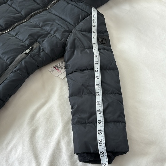 NWT! Kenzie Girl Puffer Coat Parka Faux Fur Hood Size 7/8 Kids Fleece Lined - Picture 14 of 15